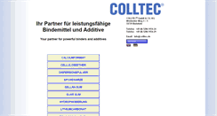 Desktop Screenshot of colltec.de